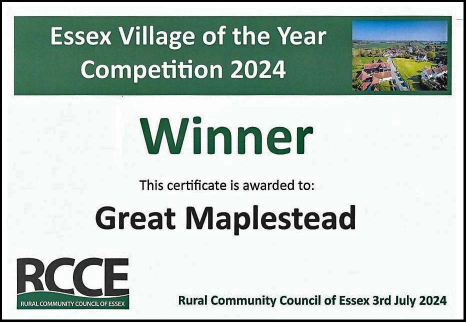 Essex Village of the Year Award 2016