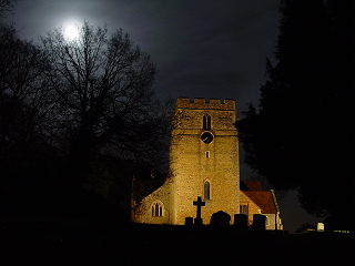 St Giles' Church - night